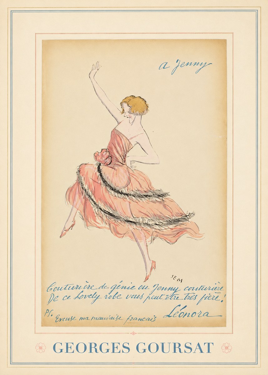 Georges Goursat A Jenny No6 - Póster