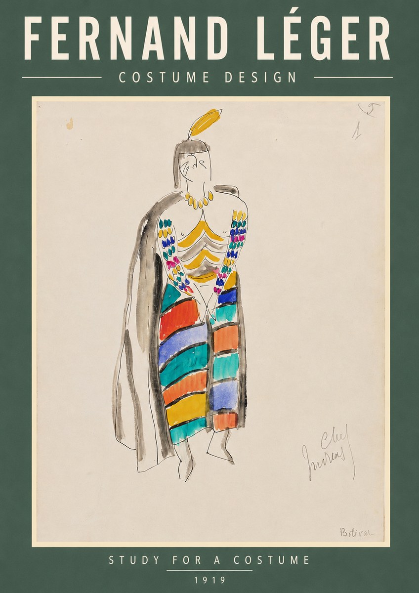 Fernand Léger Chef Moreau No3 - Póster