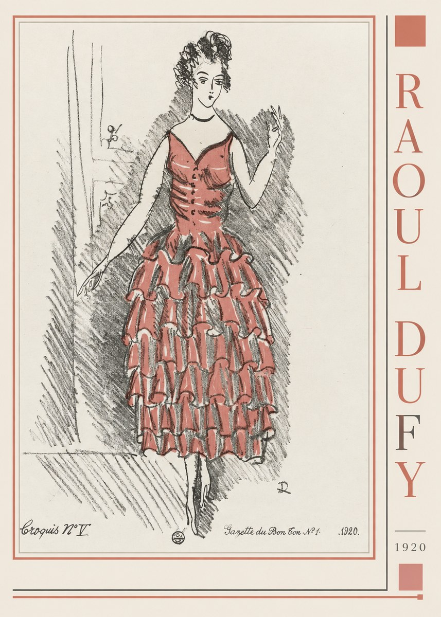 Raoul Dufy Croquis N°v No2 - Póster