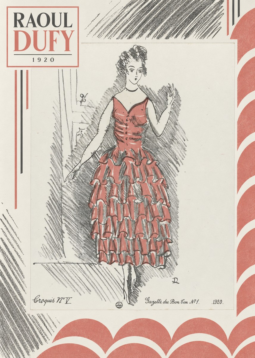 Raoul Dufy Croquis N°v No6 - Póster