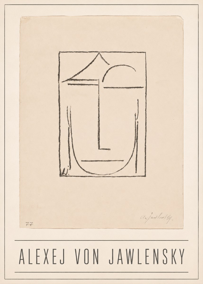 Alexej von Jawlensky Abstract Head No1 - Póster