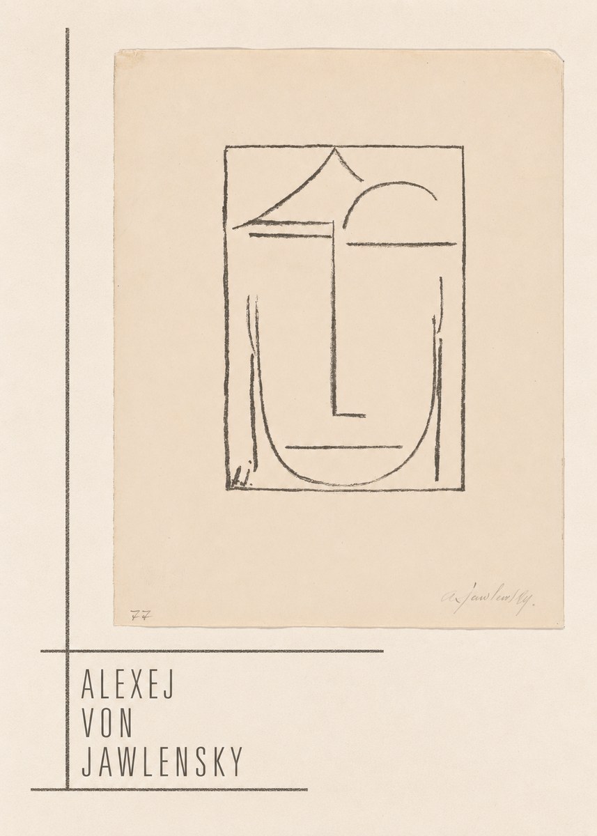 Alexej von Jawlensky Abstract Head No2 - Póster