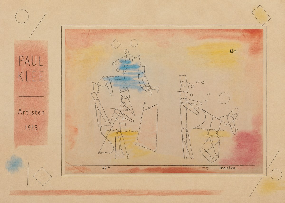 Paul Klee Artisten No2 - Póster