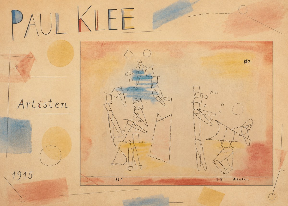 Paul Klee Artisten No3 - Póster