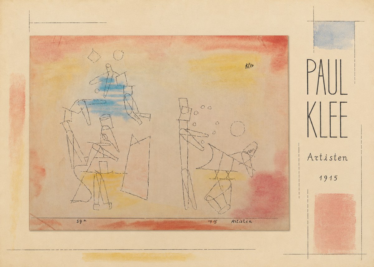 Paul Klee Artisten No5 - Póster