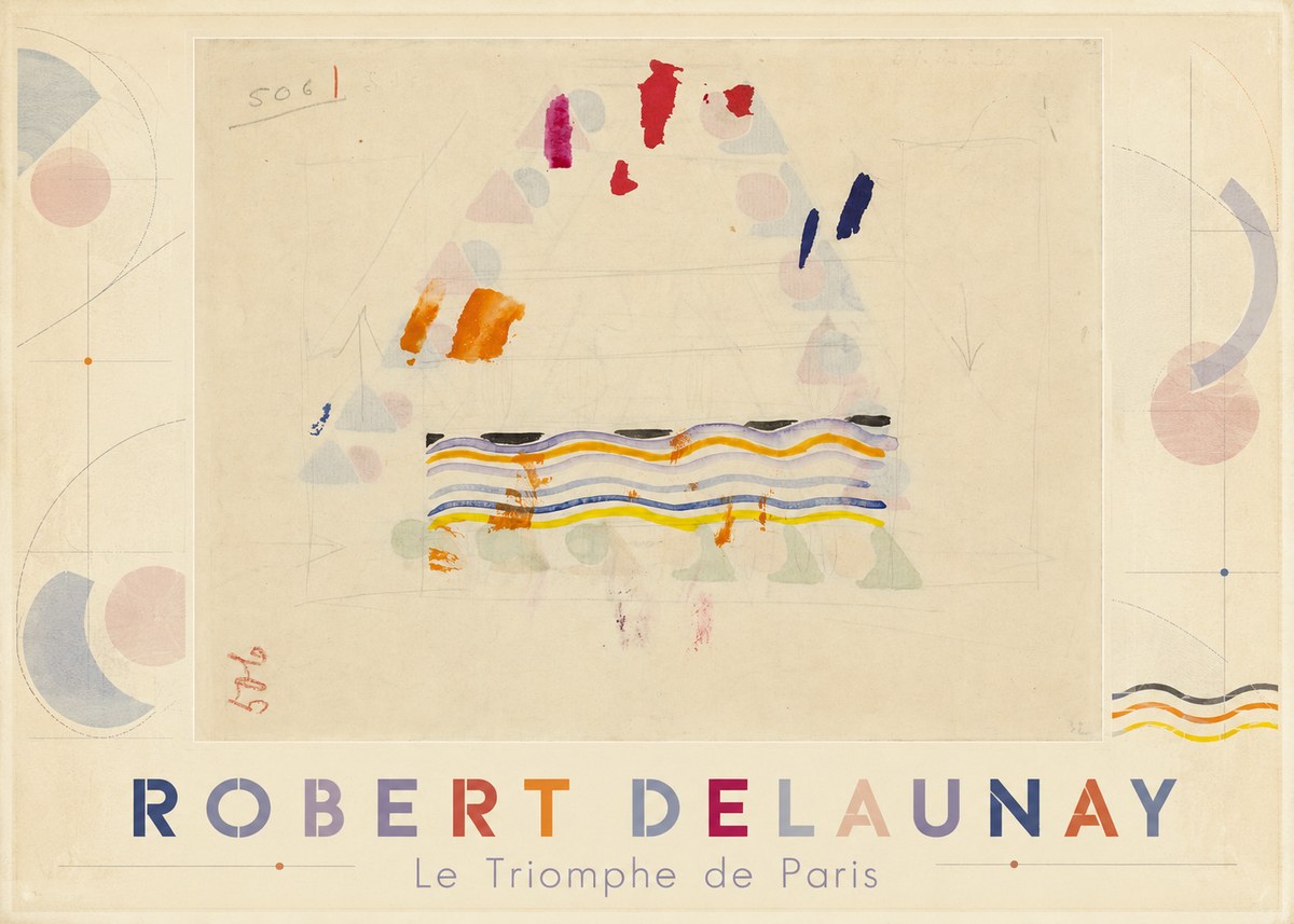 Robert Delaunay Le Triomphe De Paris V No1 - Póster