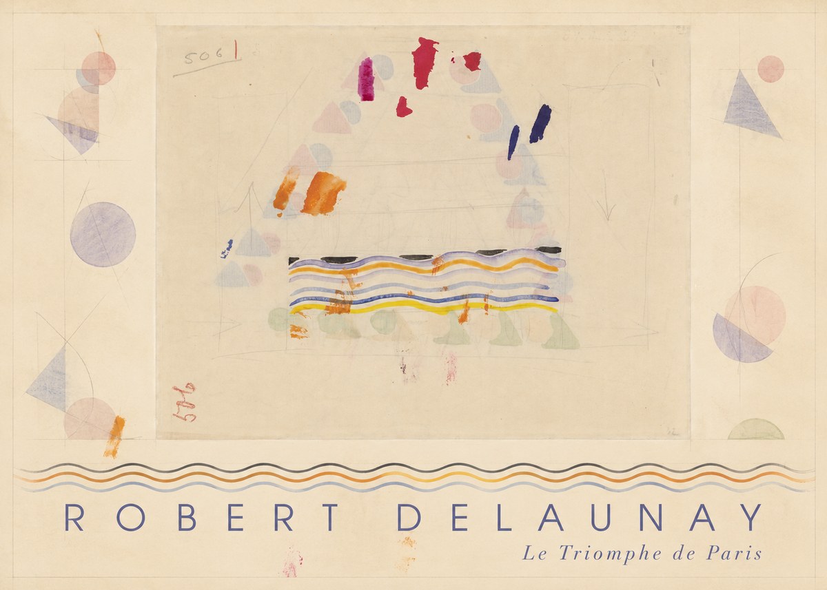 Robert Delaunay Le Triomphe De Paris V No6 - Póster