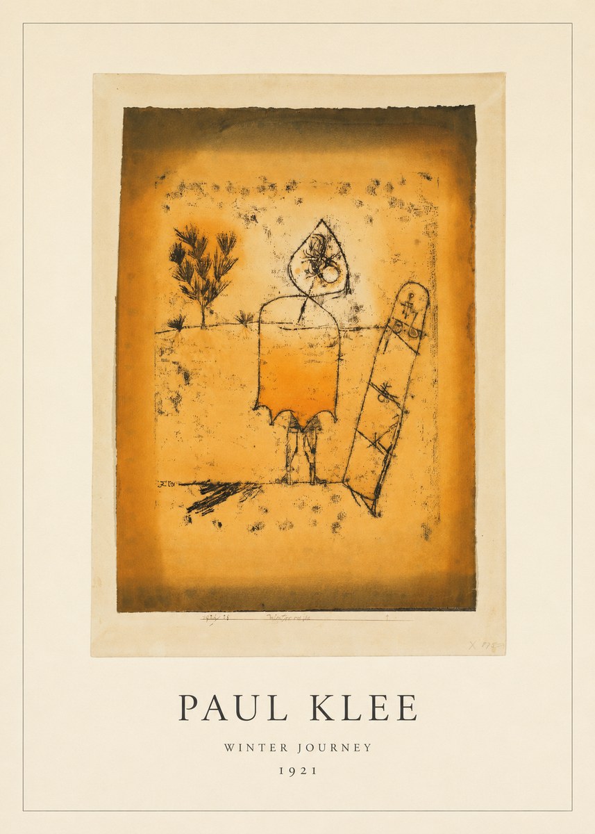 Paul Klee Winter Journey No4 - Póster