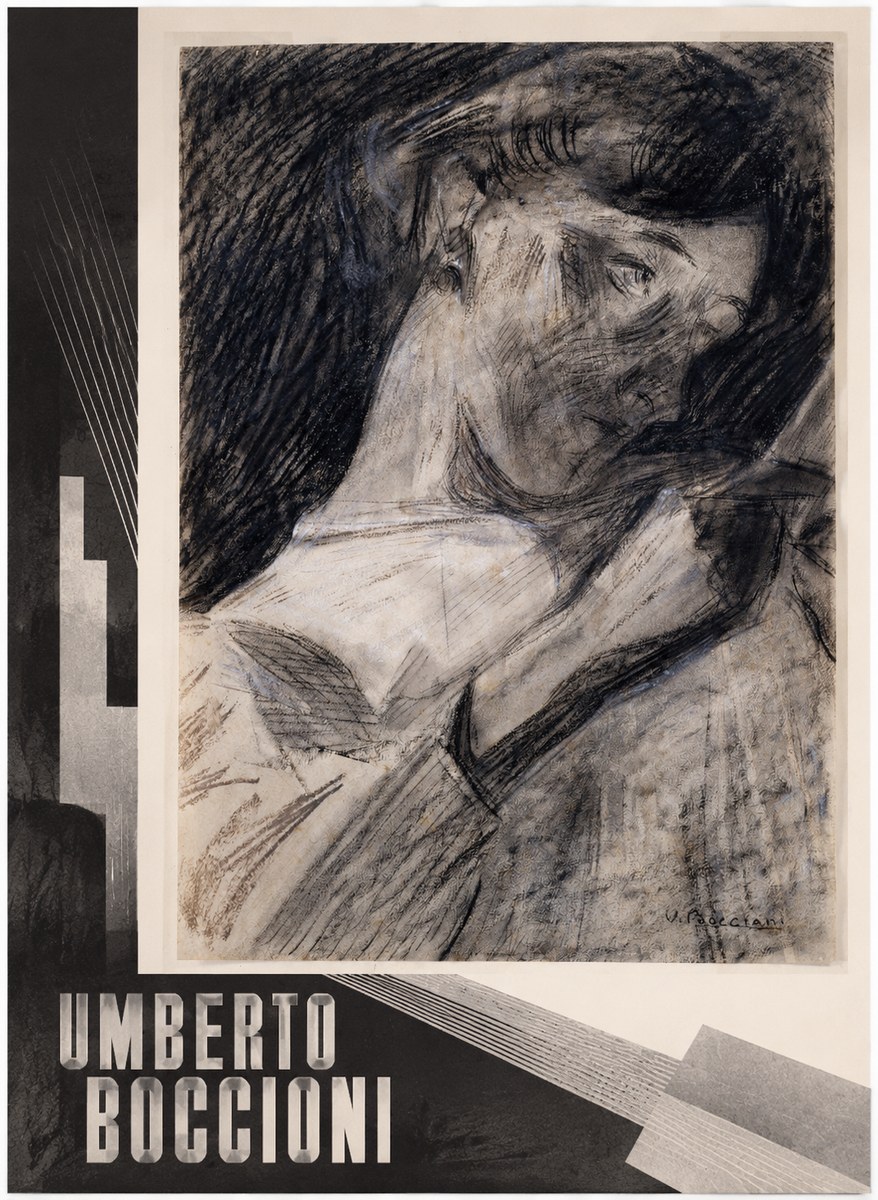 Umberto Boccioni Figure Study II No4 - Póster