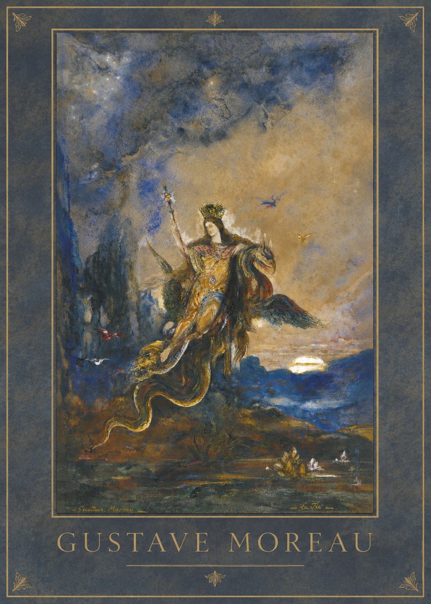 Gustave Moreau Les Fées No1 - Póster