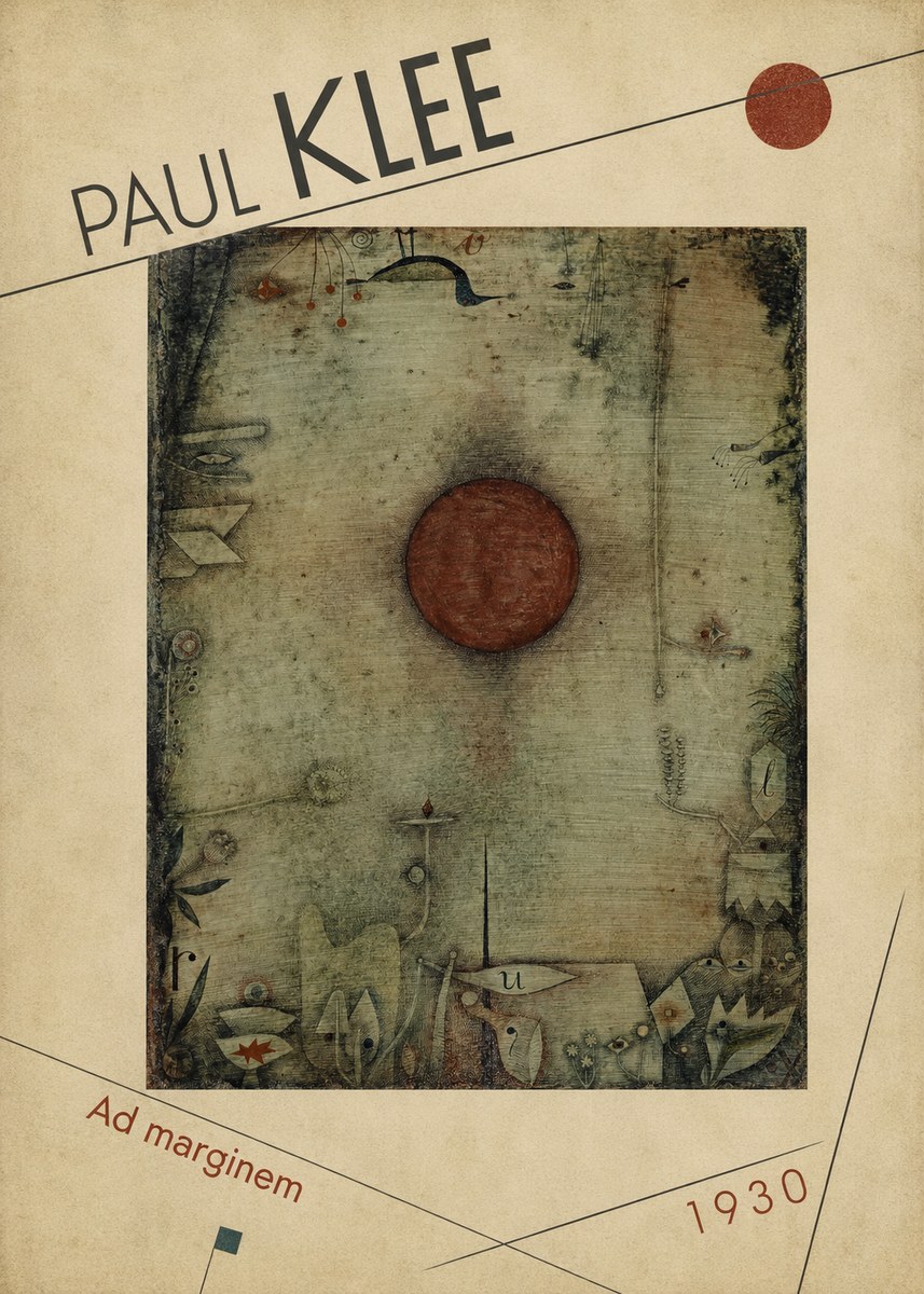 Paul Klee Ad Marginem No3 - Póster