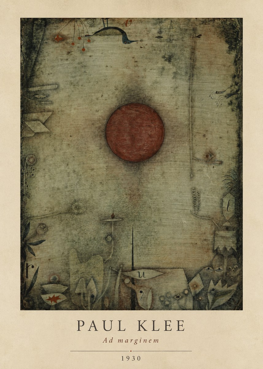 Paul Klee Ad Marginem No5 - Póster