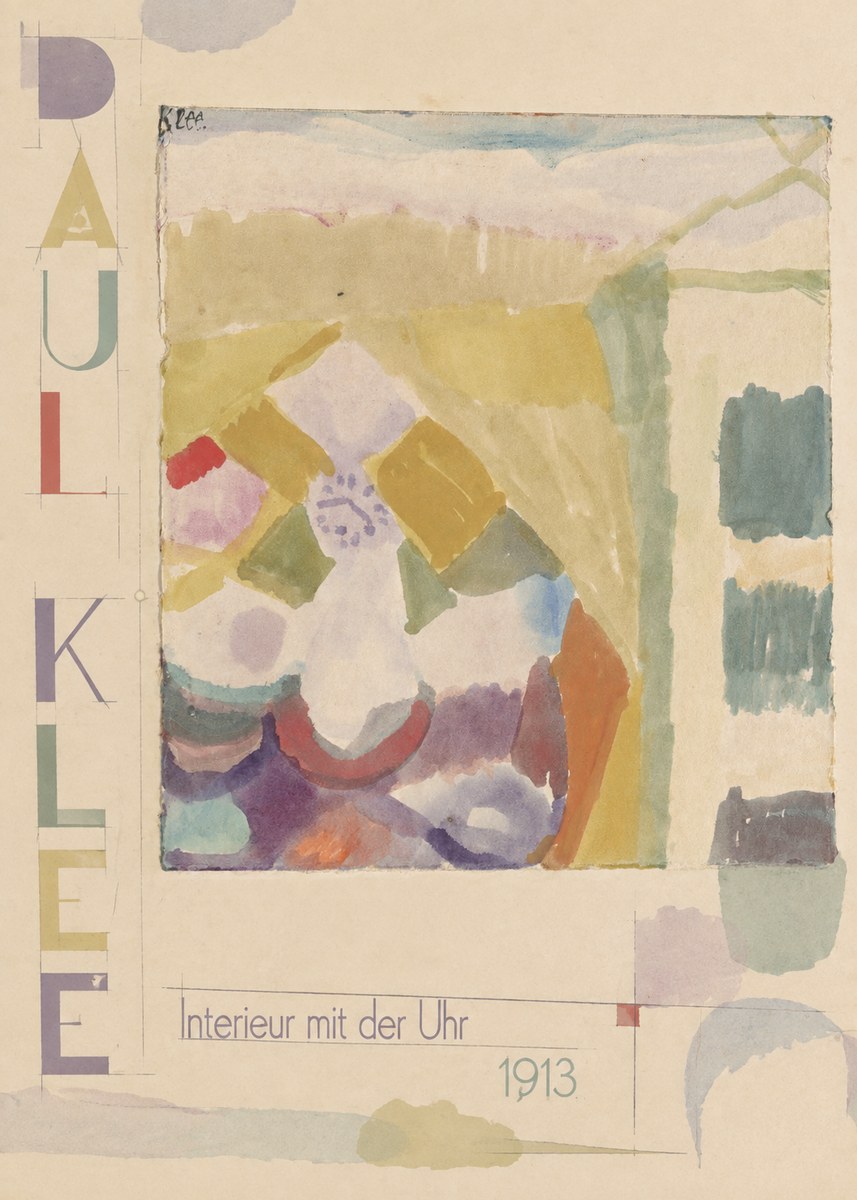 Paul Klee Interieur Mit Der Uhr II No5 - Póster