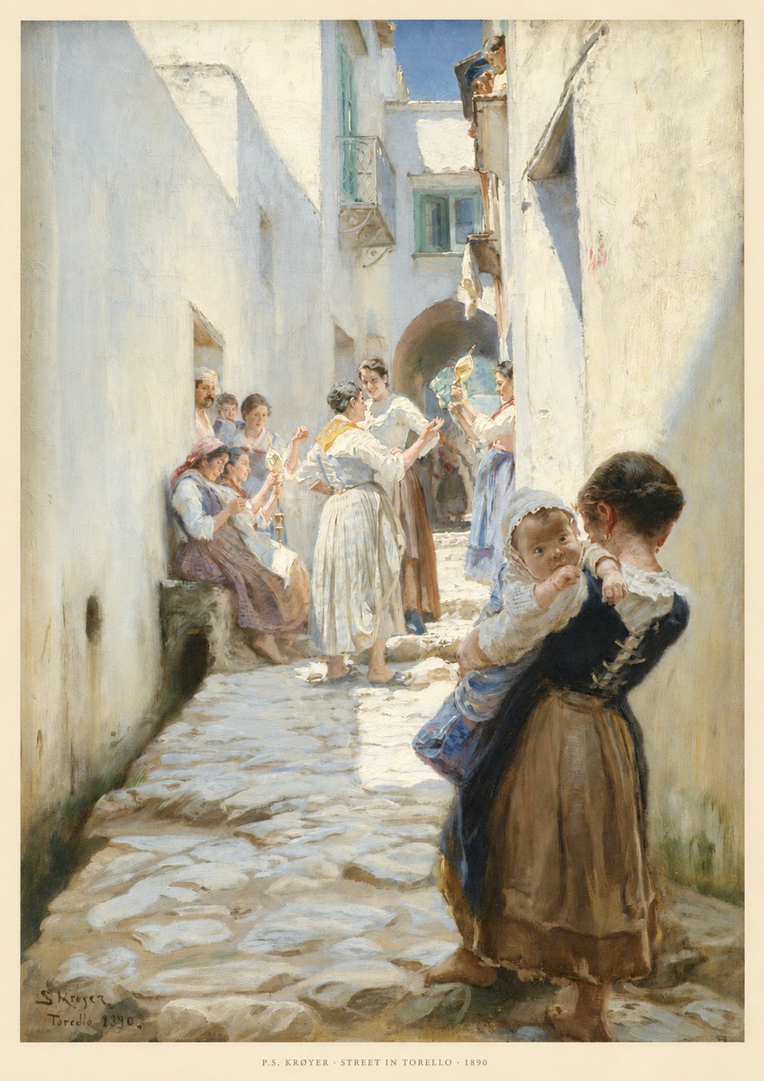 P.S. Krøyer Street in Torello No6 - Póster