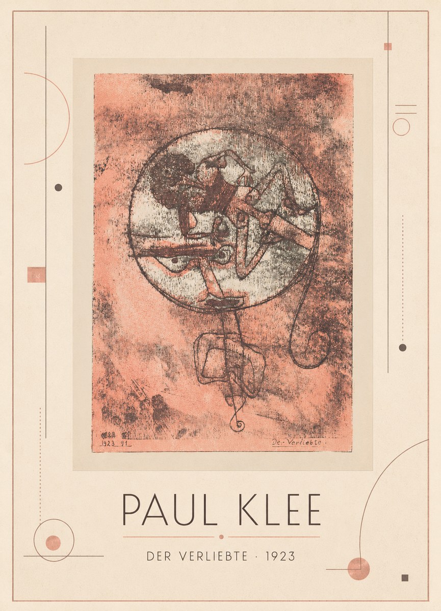 Paul Klee Der Verliebte II No1 - Póster