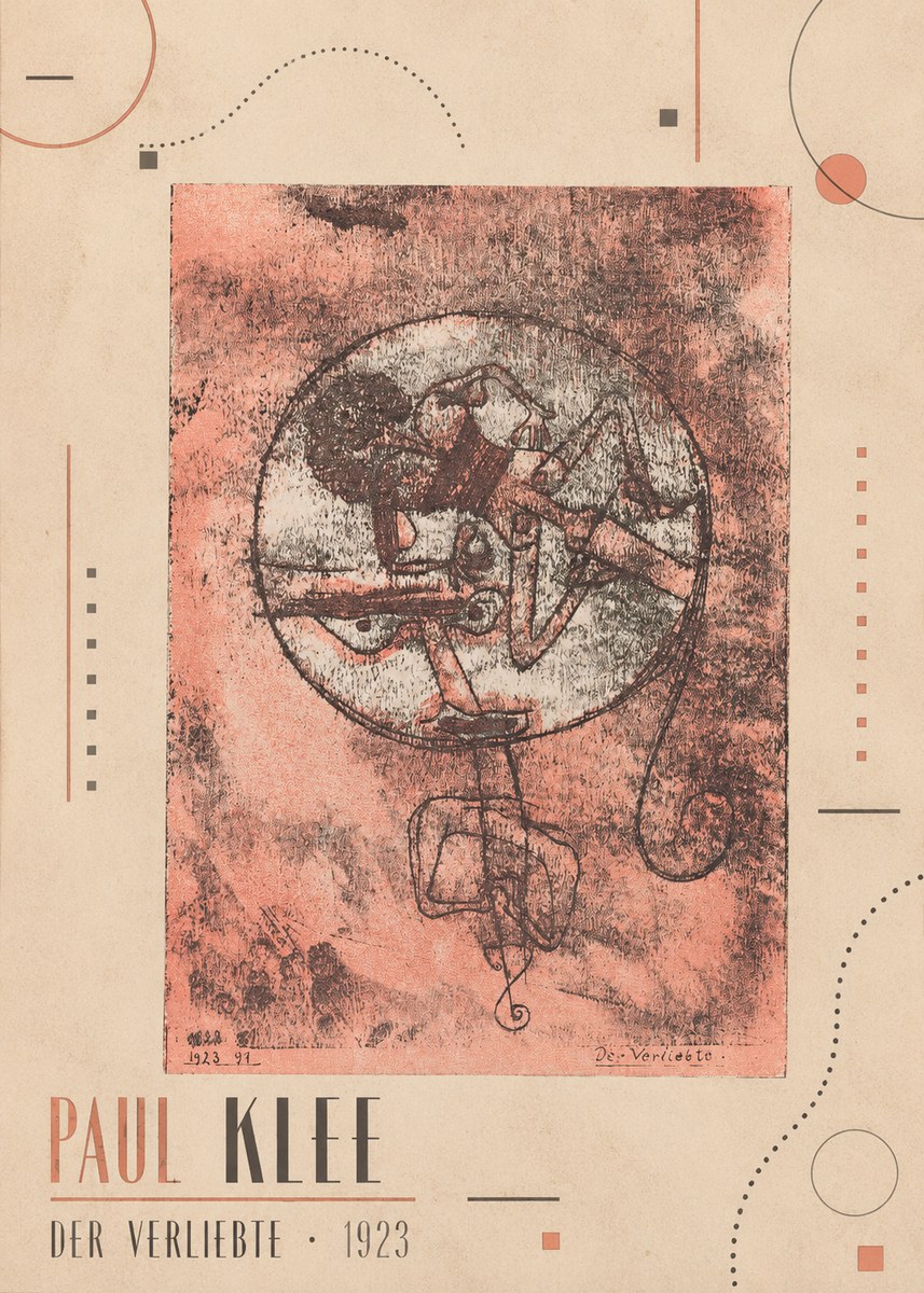 Paul Klee Der Verliebte II No2 - Póster