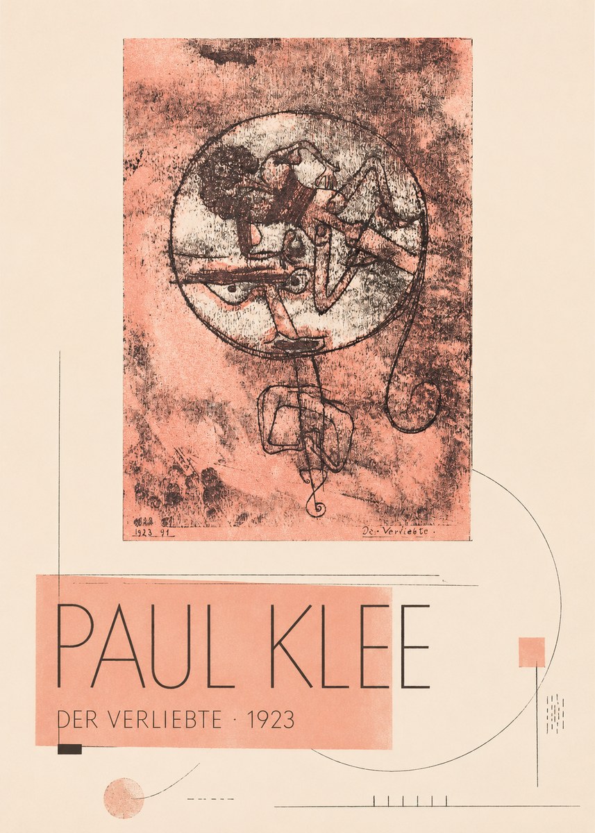 Paul Klee Der Verliebte II No3 - Póster