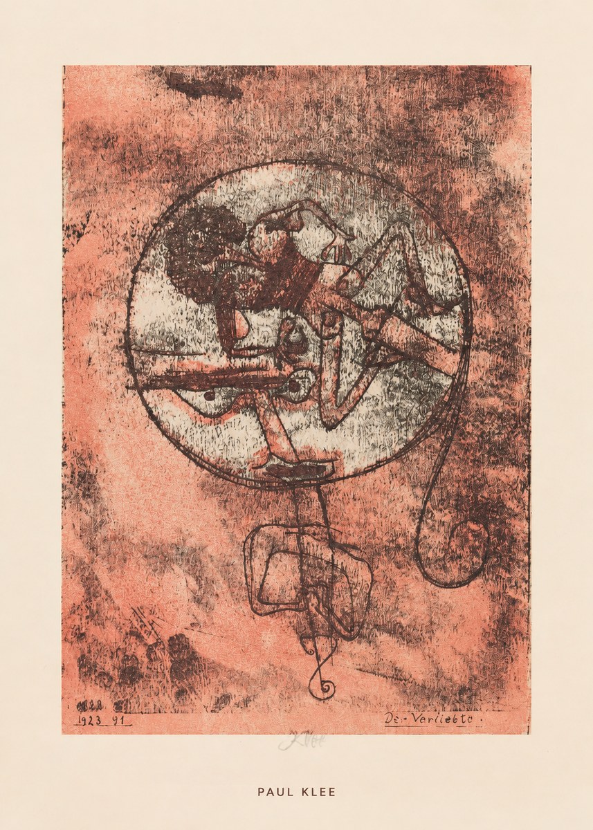 Paul Klee Der Verliebte II No6 - Póster