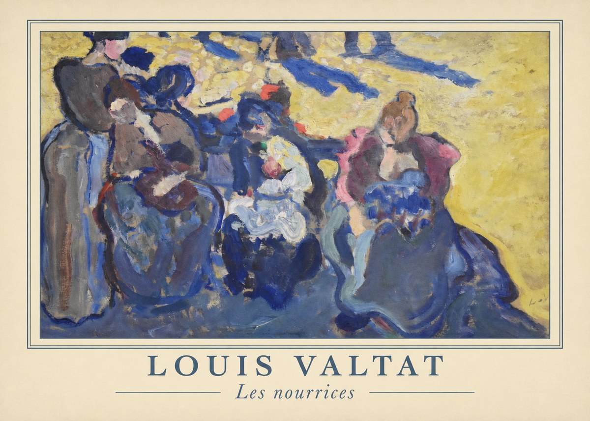 Louis Valtat Les Nourrices No3 - Póster