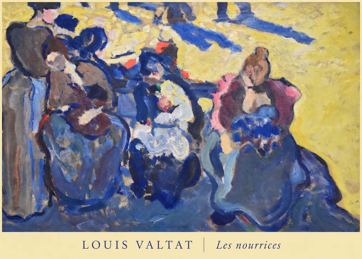 Louis Valtat Les Nourrices No6 - Póster