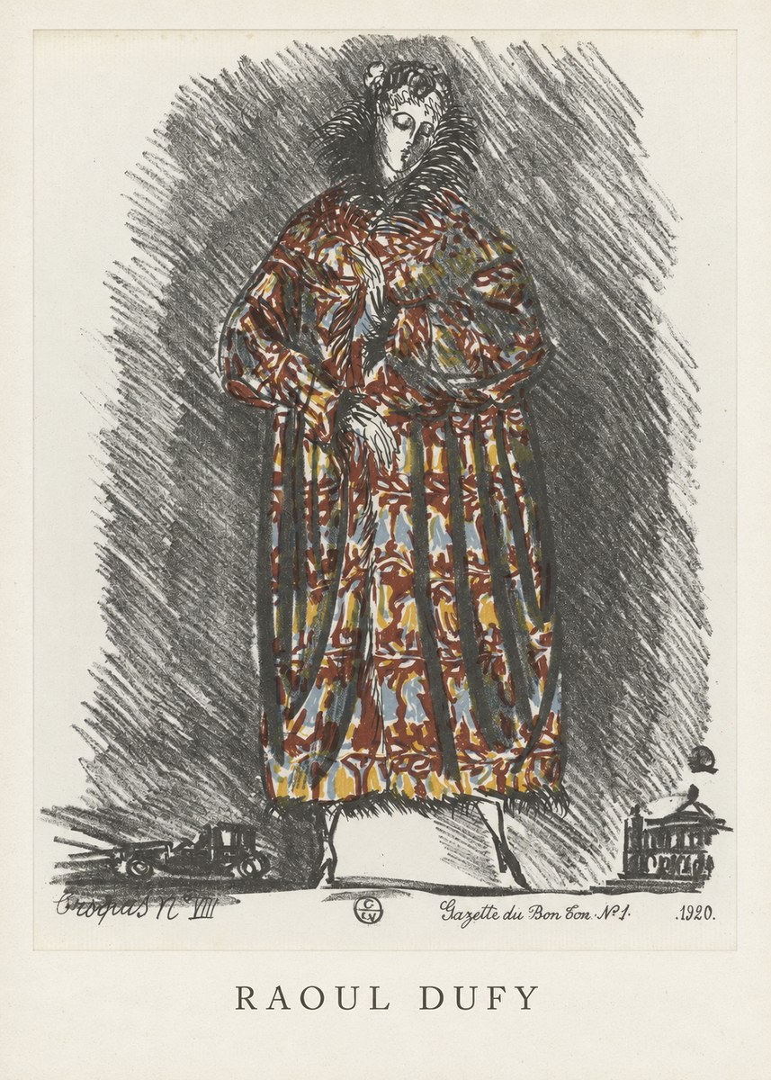 Raoul Dufy Croquis N. Viii No6 - Póster