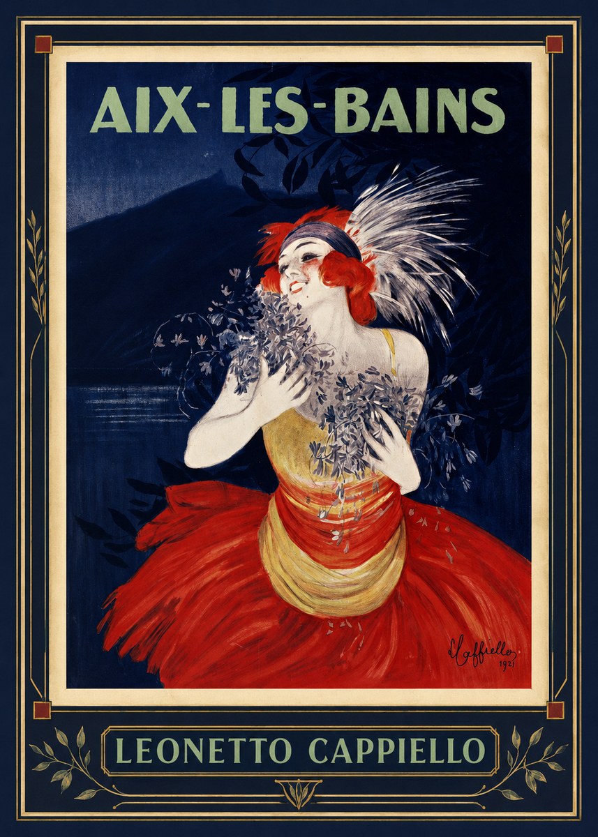 Leonetto Cappiello Aix-les-bains No1 - Póster