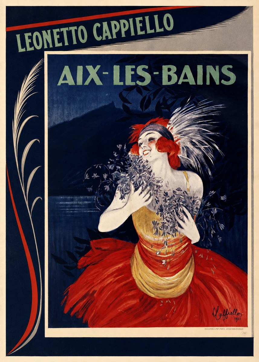 Leonetto Cappiello Aix-les-bains No2 - Póster