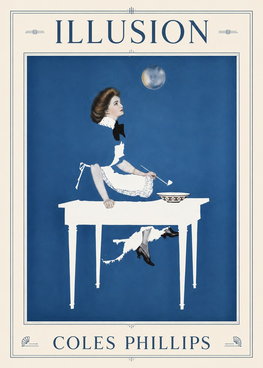 Coles Phillips Illusion No1 - Póster