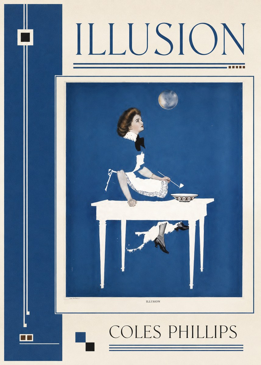 Coles Phillips Illusion No2 - Póster