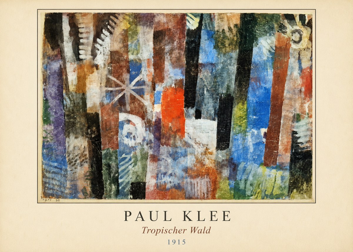 Paul Klee Tropischer Wald No4 - Póster