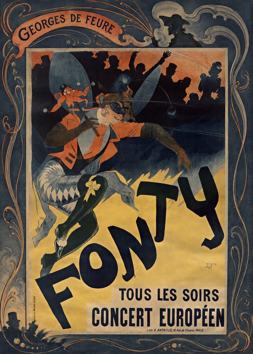 Georges de Feure Fonty II No4 - Póster