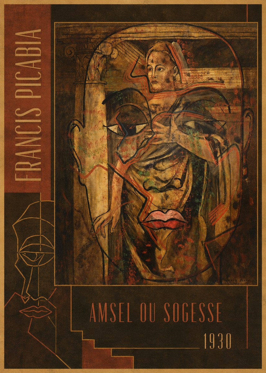 Francis Picabia Amsel Ou Sogesse No2 - Póster
