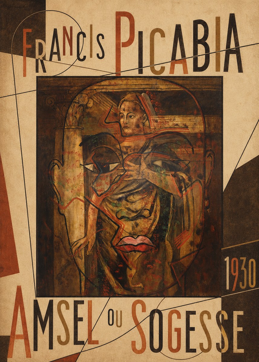 Francis Picabia Amsel Ou Sogesse No5 - Póster