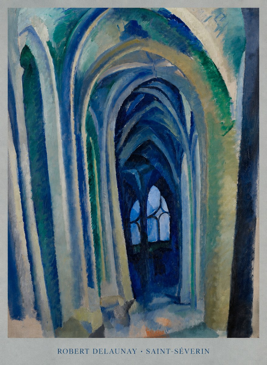 Robert Delaunay Saint-séverin No5 - Póster