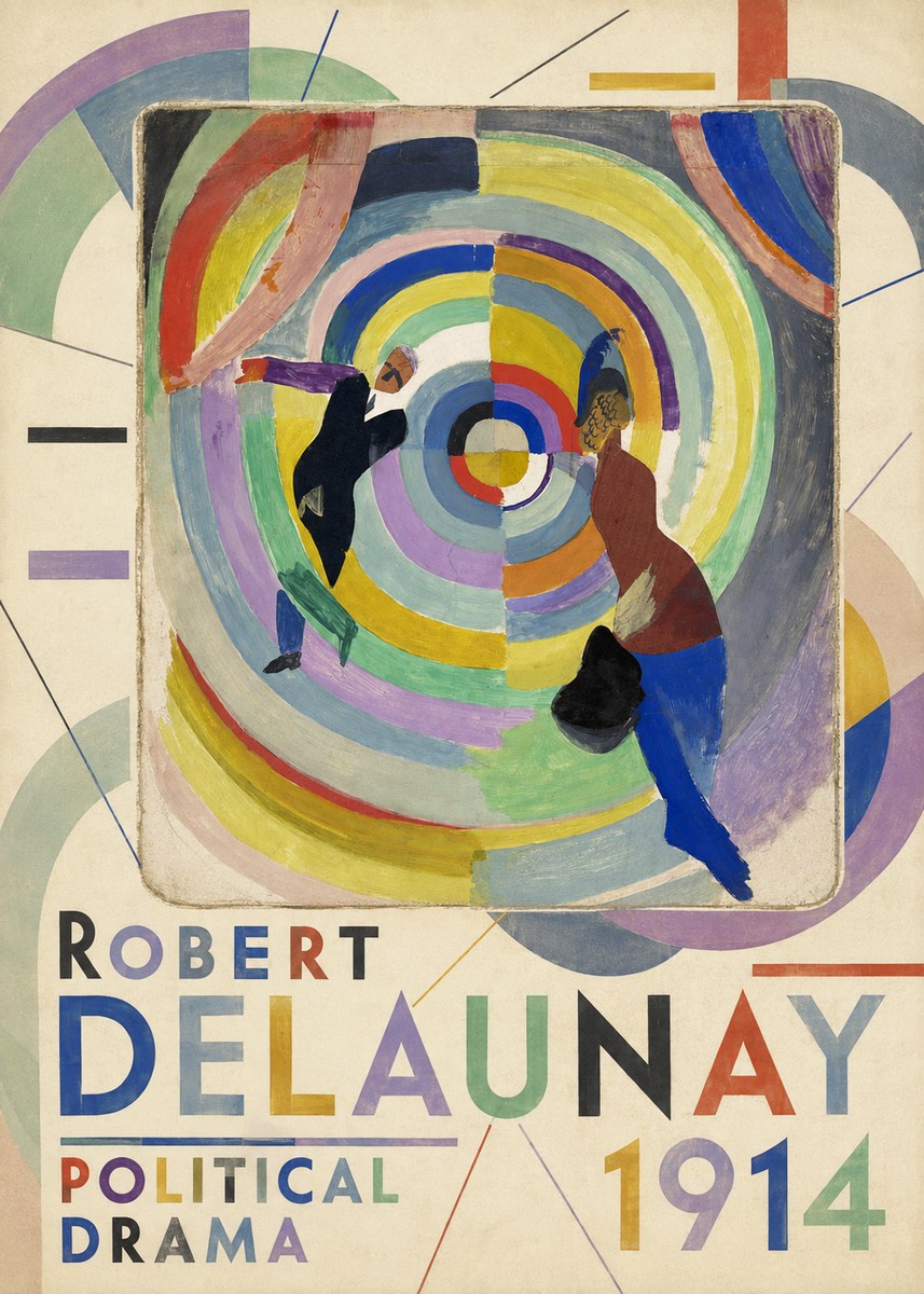 Robert Delaunay Political Drama No4 - Póster