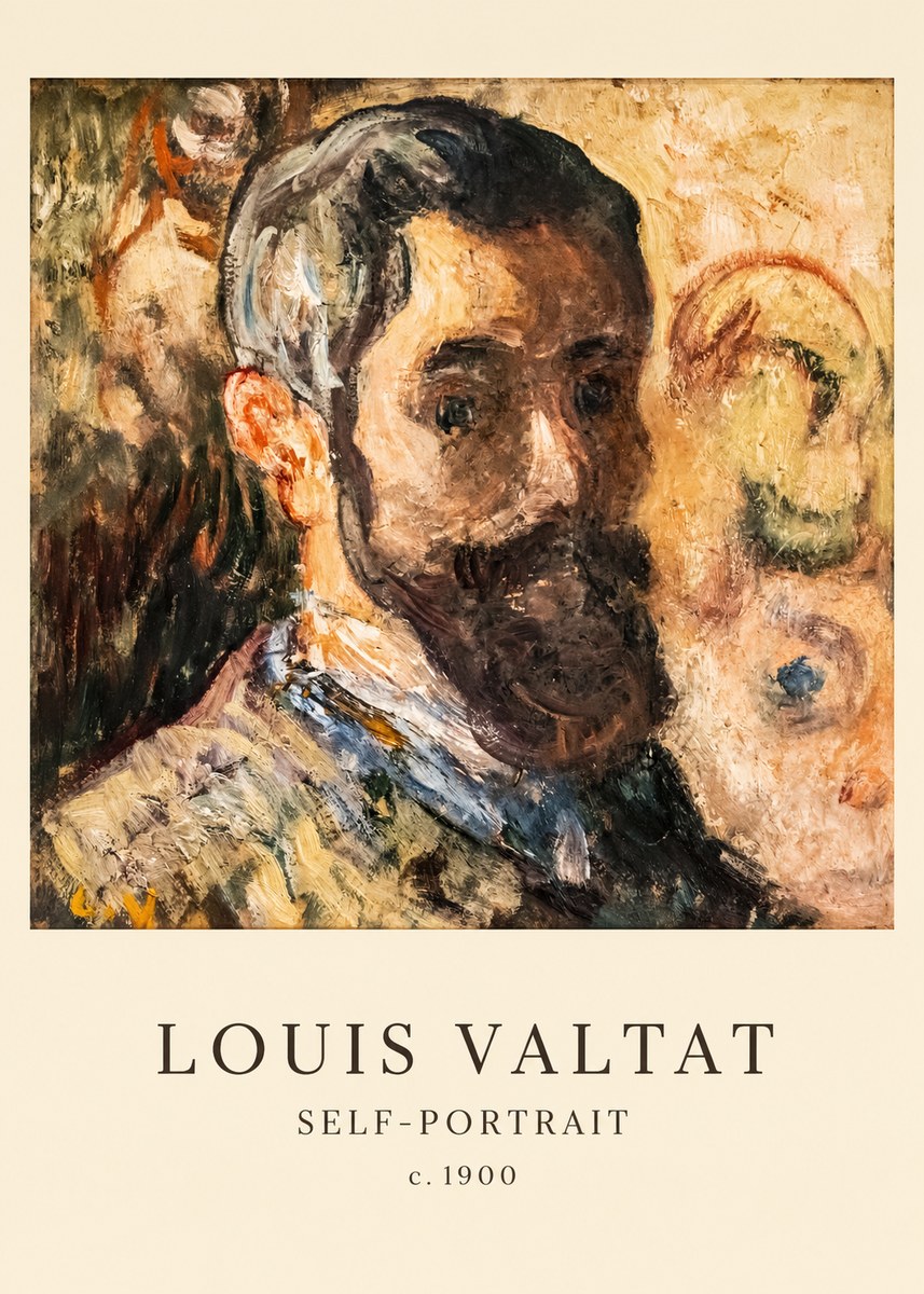 Louis Valtat Self-portrait No6 - Póster