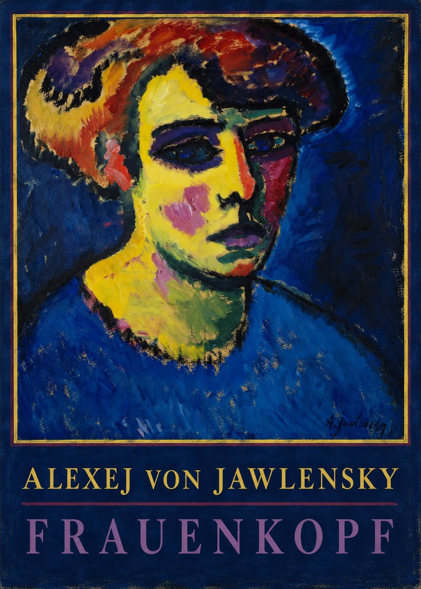 Alexej von Jawlensky Frauenkopf No1 - Póster