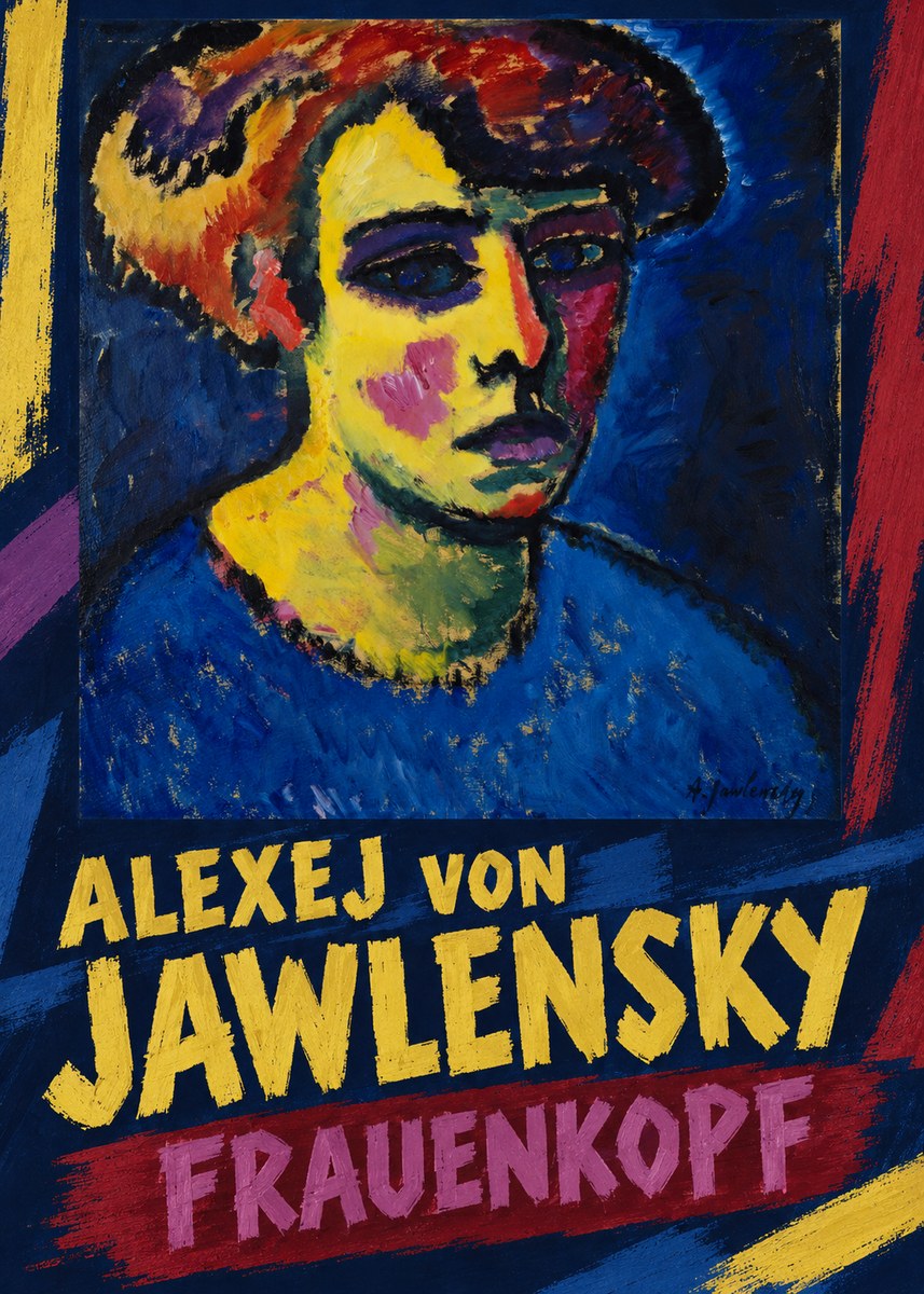 Alexej von Jawlensky Frauenkopf No2 - Póster