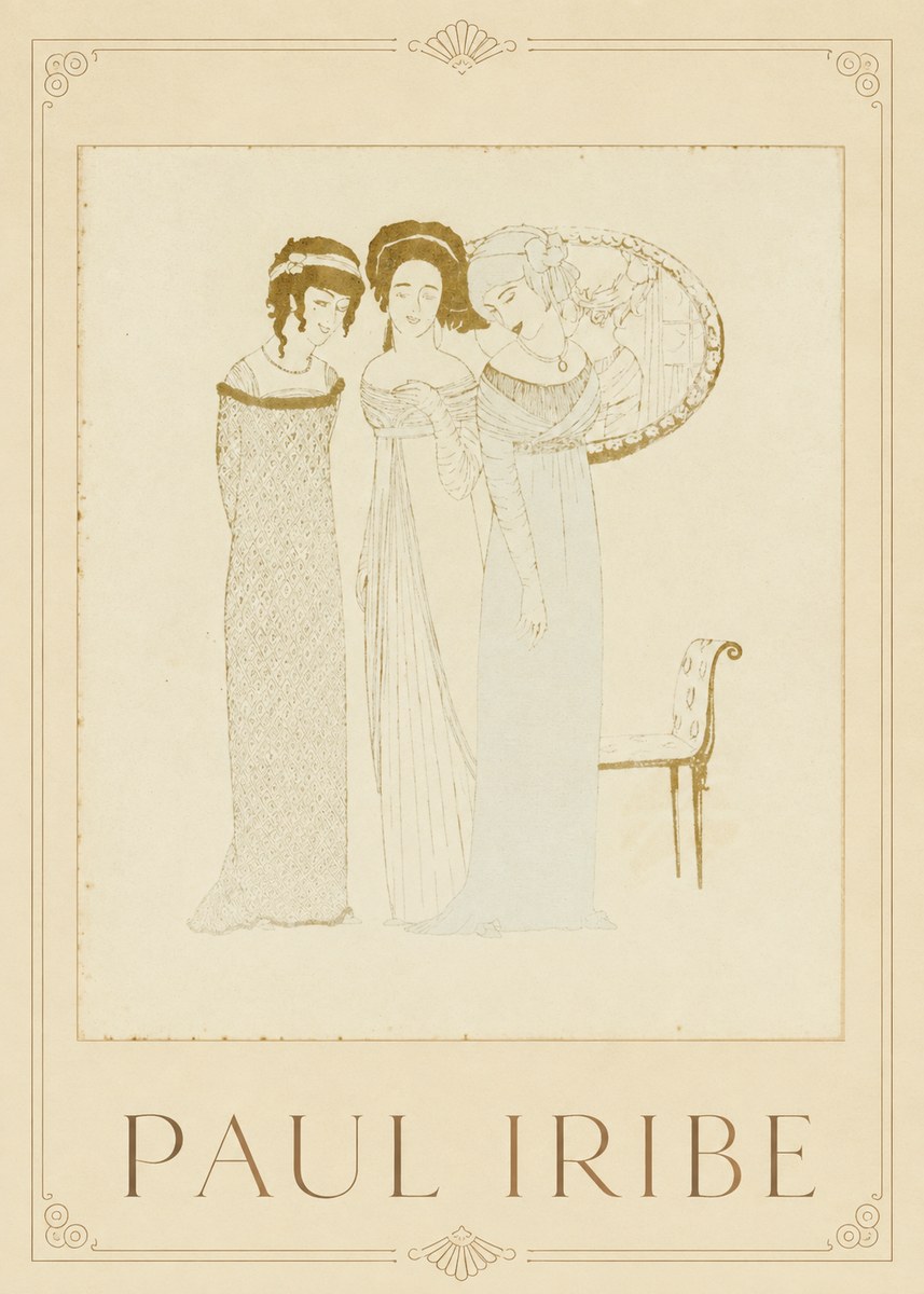 Paul Iribe Elegant Figures No1 - Póster