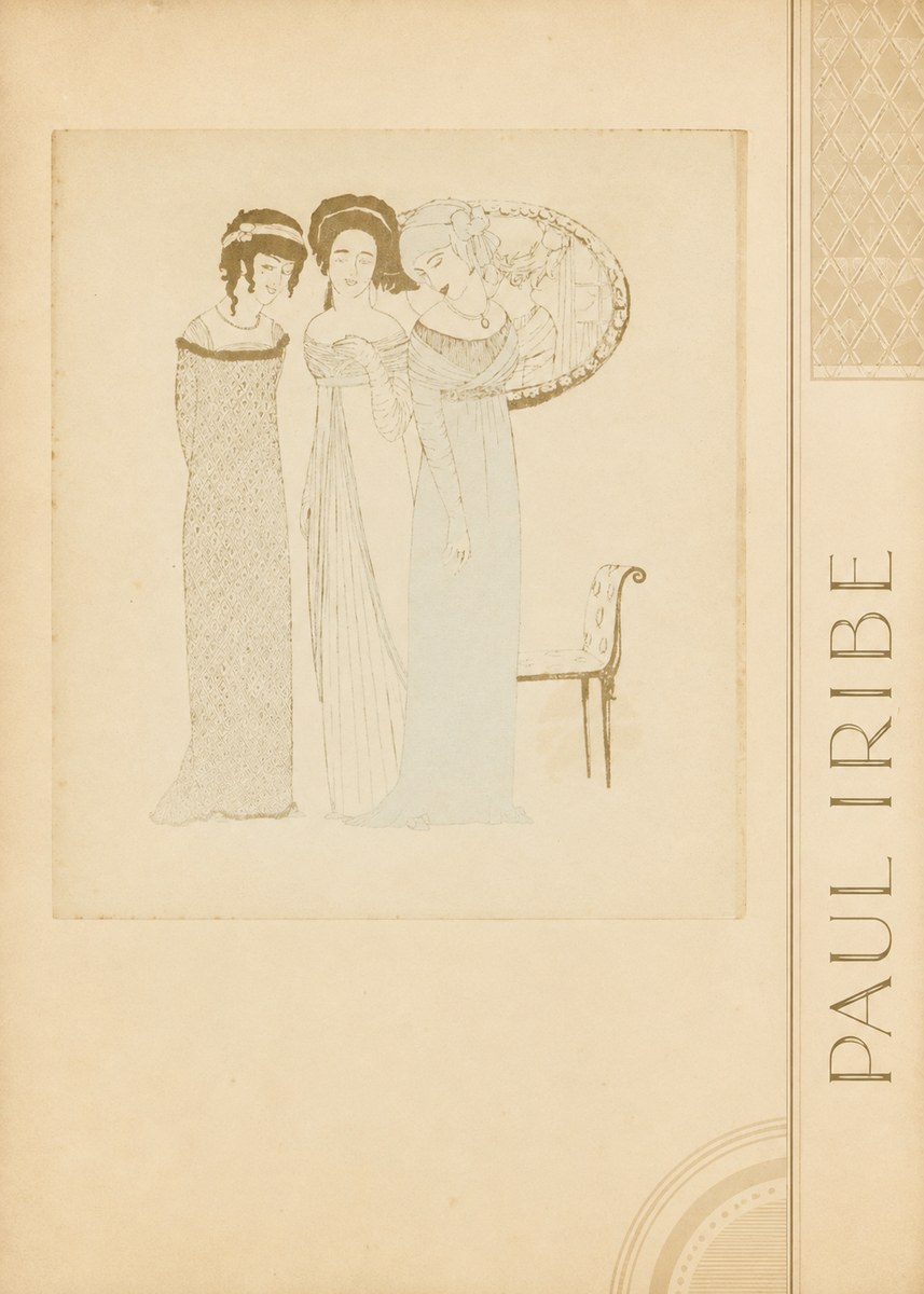 Paul Iribe Elegant Figures No2 - Póster