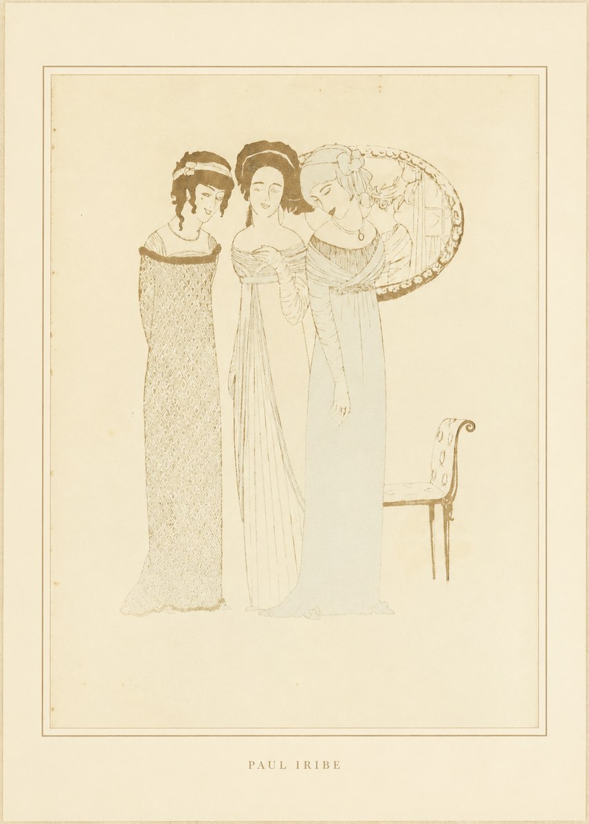 Paul Iribe Elegant Figures No4 - Póster