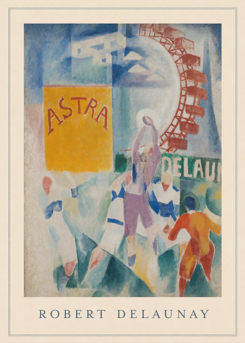 Robert Delaunay Poster for Astra No4 - Póster