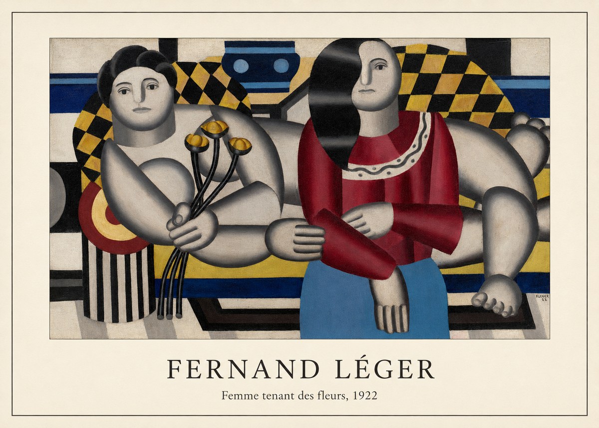 Fernand Léger Two Women No2 - Póster