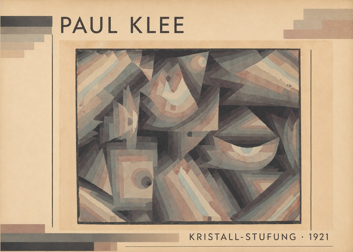 Paul Klee Kristall-stufung II No1 - Póster