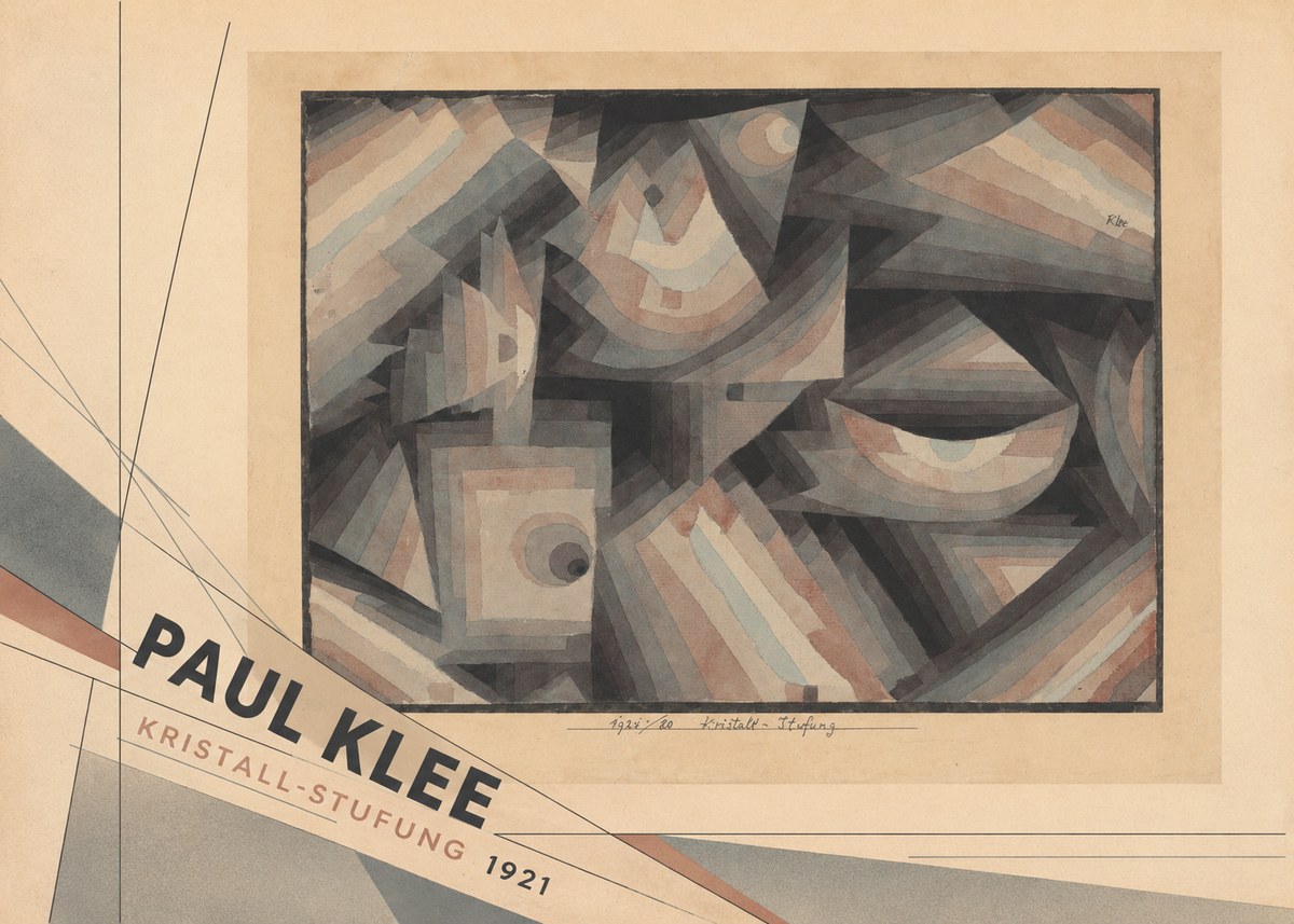 Paul Klee Kristall-stufung II No5 - Póster