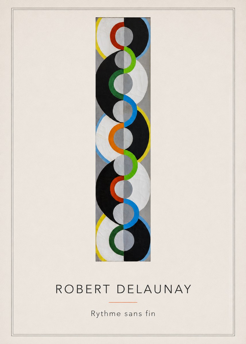 Robert Delaunay Rythme Sans Fin III No4 - Póster
