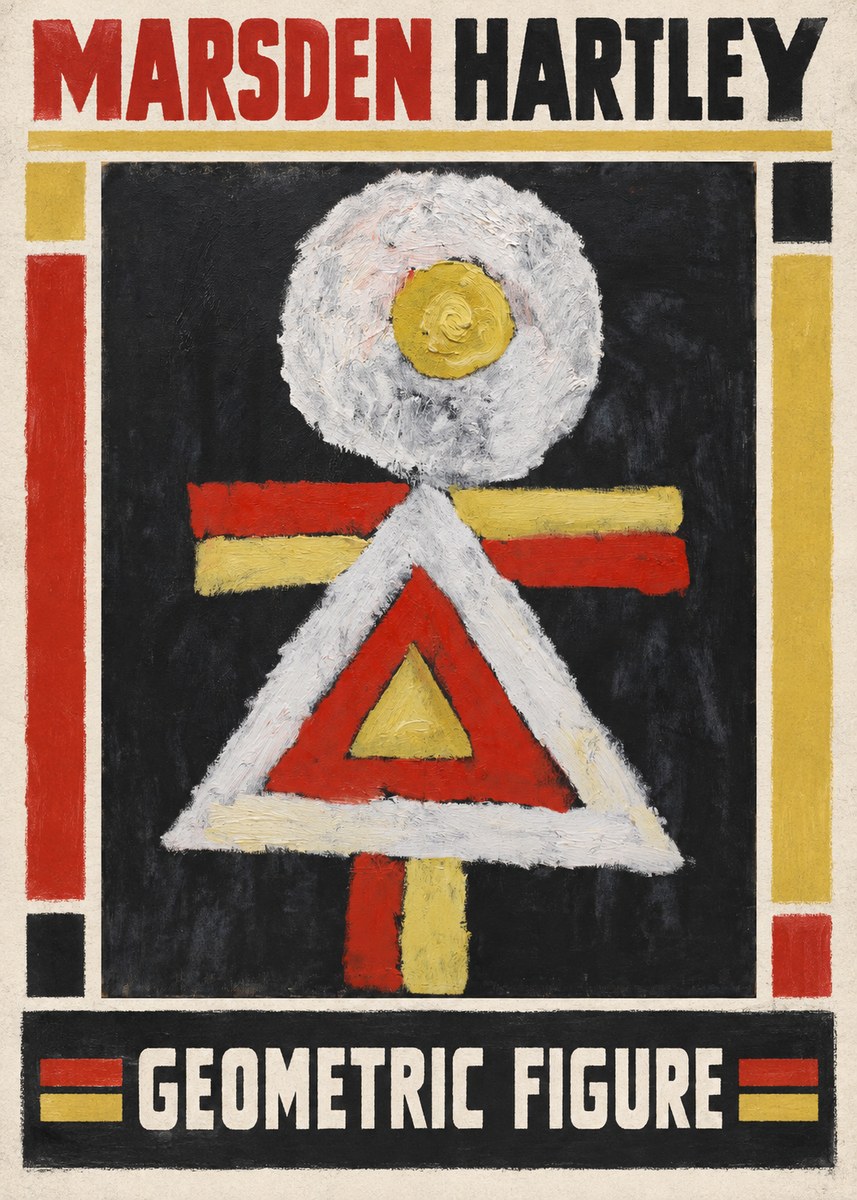 Marsden Hartley Geometric Figure No2 - Póster