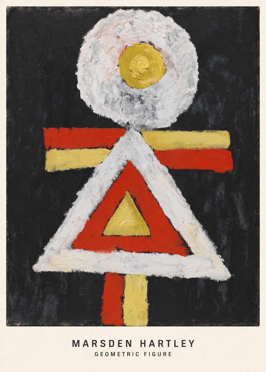 Marsden Hartley Geometric Figure No6 - Póster