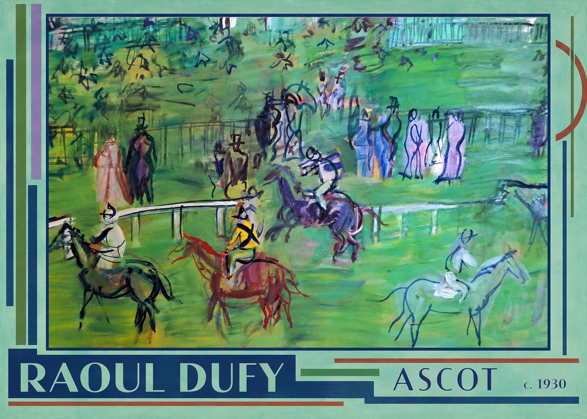 Raoul Dufy Ascot No2 - Póster