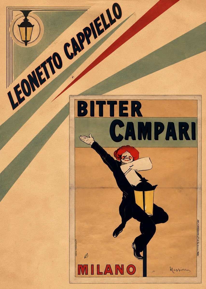 Leonetto Cappiello Bitter Campari II No5 - Póster